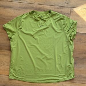 Nike One Lime Green Dri-Fit Short Sleeve Womens Tee